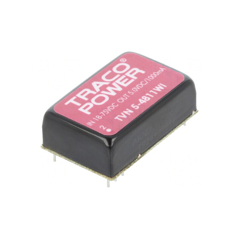 Convertor DC/DC 5W 18-75V la 5V 1000mA DIP24 | Electronic-mag.ro | Componente Electronice
