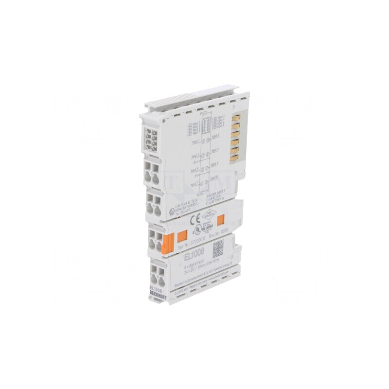 Modul Intrare Digitală 24VDC IP20 EtherCAT 8 Canale 25-60°C | Electronic-mag.ro | Componente Electronice
