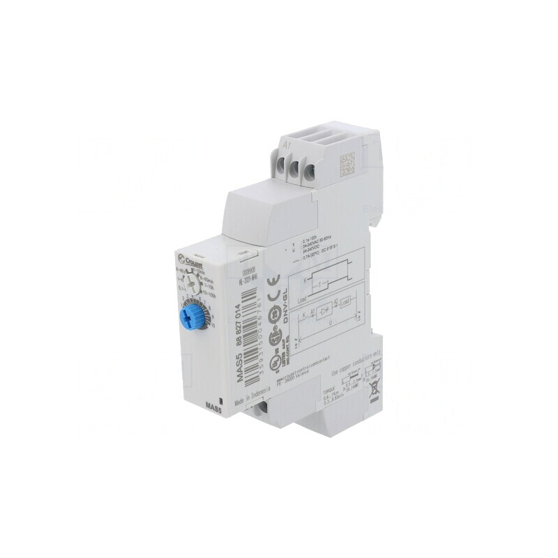 Timer Electronic pentru Şină DIN 0,1s-100h 24-240V | Electronic-mag.ro | Componente Electronice