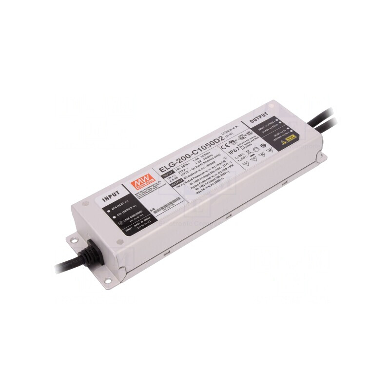 Alimentator LED 199,5W 95-190VDC 1,05A 100-305VAC | Electronic-mag.ro | Componente Electronice Alimentator LED 199,5W 95-190VDC 1,05A 100-305VAC | Electronic-mag.ro | Componente Electronice