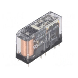 Releu electromagnetic 24VDC SPST-NO x2 SPST-NC x2 | Electronic-mag.ro | Componente Electronice