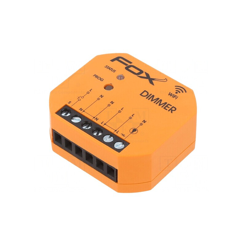 Variator de lumină fără fir FOX în cutie de metal WI-DIM1S1-P | Electronic-mag.ro | Componente Electronice