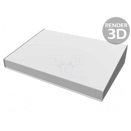 Carcasă Desktop Aluminiu 1456RL1WHBU | Electronic-mag.ro | Componente Electronice