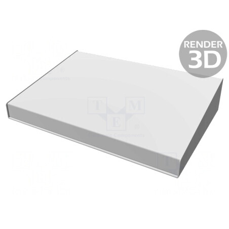 Carcasă Desktop Aluminiu 1456RL1WHBU | Electronic-mag.ro | Componente Electronice