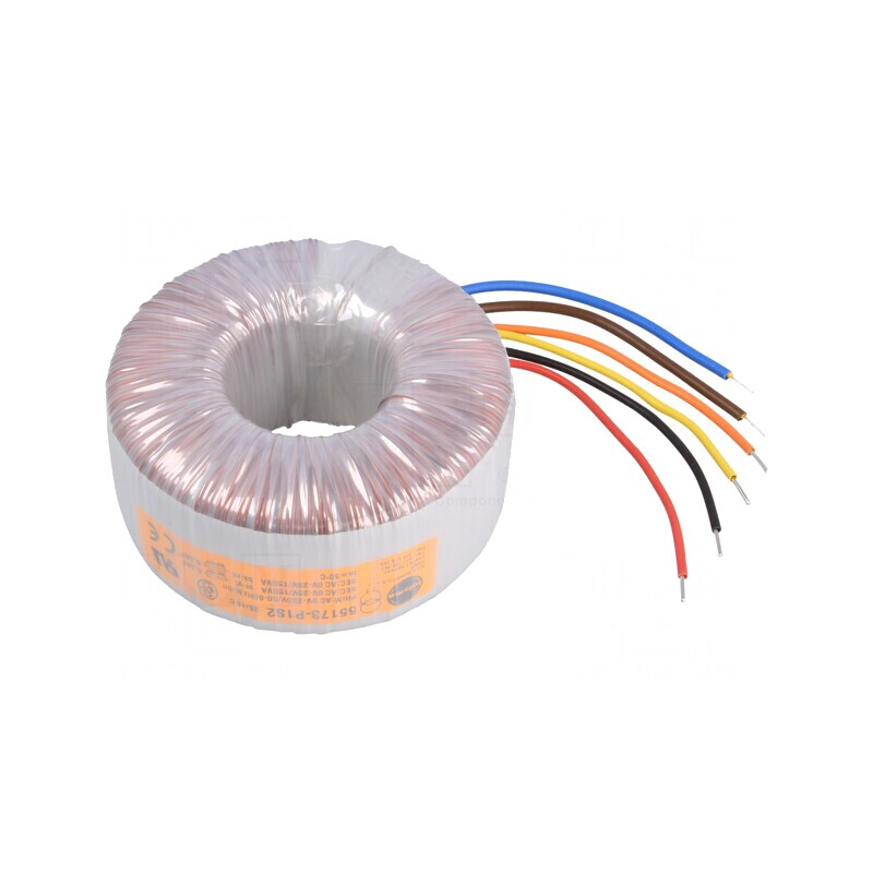 Transformator Toroidal 300VA 230V 25V 6A 118mm | Electronic-mag.ro | Componente Electronice