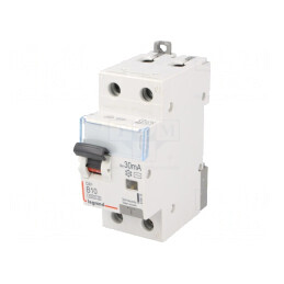 Întrerupător RCBO 10A 30mA 2P 230VAC | Electronic-mag.ro | Componente Electronice