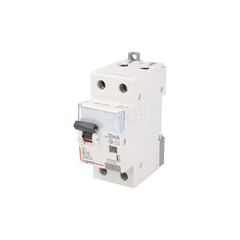 Întrerupător RCBO 10A 30mA 2P 230VAC | Electronic-mag.ro | Componente Electronice