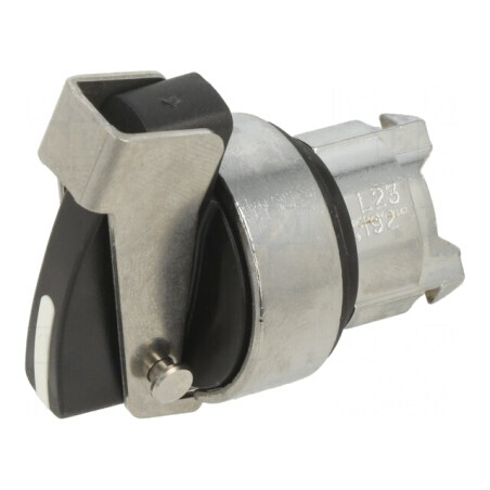 Comutator Rotativ 22mm Negru 2 Poziții | Electronic-mag.ro | Componente Electronice