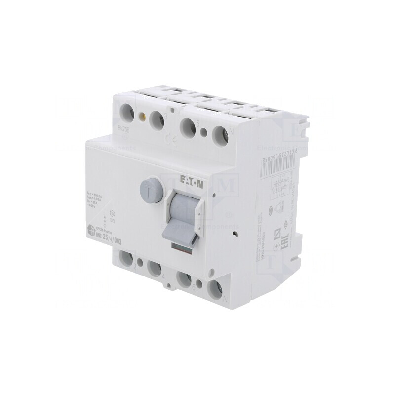 Întrerupător diferenţial 25A 30mA 4P IP40 | Electronic-mag.ro | Componente Electronice