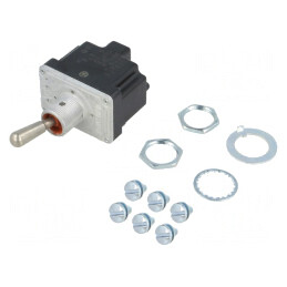 Comutator Basculant DPST (OFF)-ON 6A/230VAC 18A/28VDC | Electronic-mag.ro | Componente Electronice