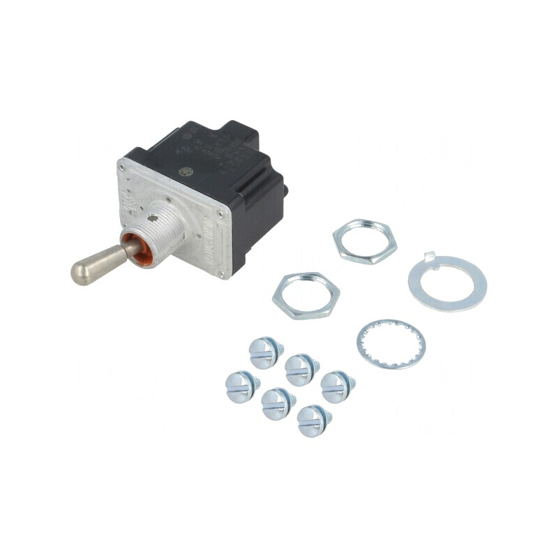 Comutator Basculant DPST (OFF)-ON 6A/230VAC 18A/28VDC | Electronic-mag.ro | Componente Electronice
