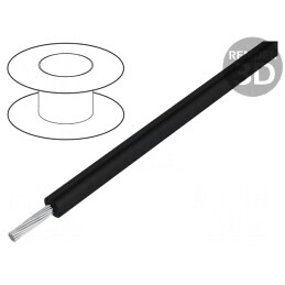 Cablu Lead Wire Cu EPDM negru 1,5kV 30,5m | Electronic-mag.ro | Componente Electronice