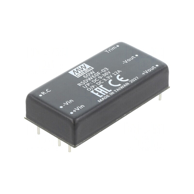 Convertor DC/DC 60W 9-36V la 3.3V 12A | Electronic-mag.ro | Componente Electronice Convertor DC/DC 60W 9-36V la 3.3V 12A | Electronic-mag.ro | Componente Electronice