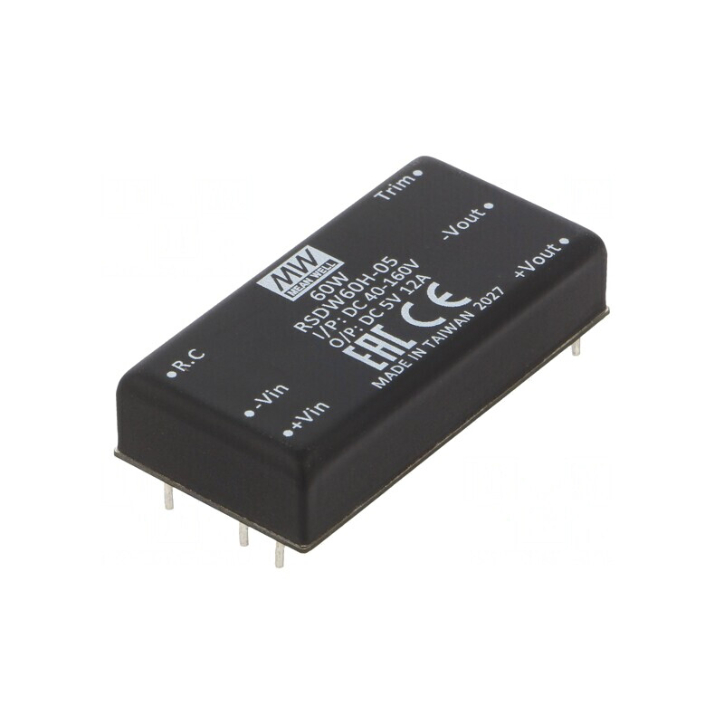 Convertor DC/DC 60W 40-160V la 5V 12A | Electronic-mag.ro | Componente Electronice Convertor DC/DC 60W 40-160V la 5V 12A | Electronic-mag.ro | Componente Electronice