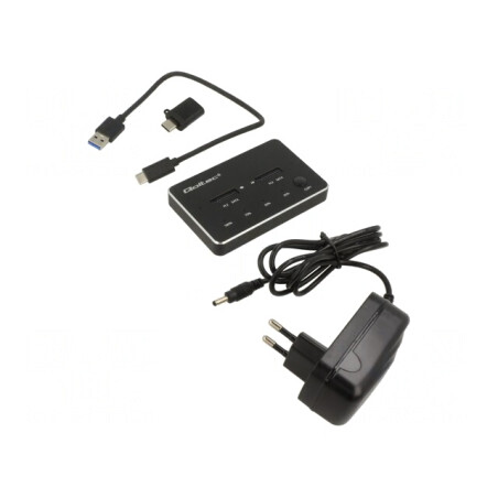 Stație de andocare USB 3.1 neagră | Electronic-mag.ro | Componente Electronice