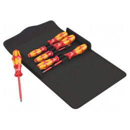 Kit Șurubelnițe Izolate 1kVAC VDE 7 Bucăți Kraftform 100 | Electronic-mag.ro | Componente Electronice