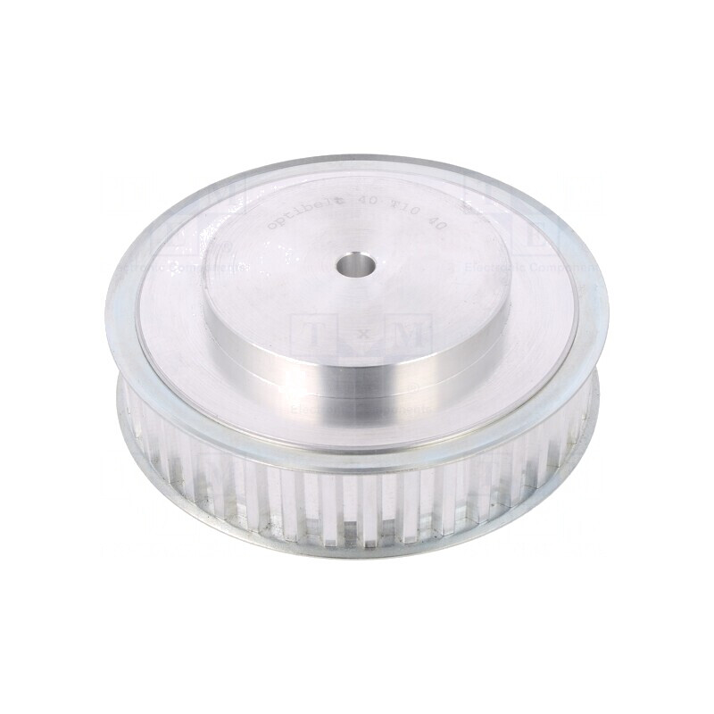 Roată de curea T10 din aluminiu 40T 125.45mm | Electronic-mag.ro | Componente Electronice