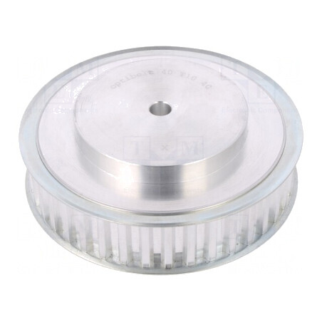 Roată de curea T10 din aluminiu 40T 125.45mm | Electronic-mag.ro | Componente Electronice