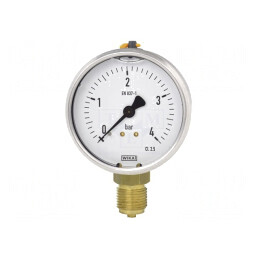 Manometru 0-4bar 100mm Otel IP65 | Electronic-mag.ro | Componente Electronice