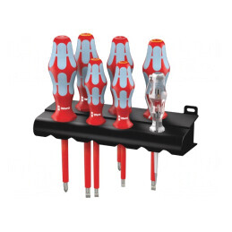 Kit șurubelnițe izolate 1kVAC 7 buc Phillips și plate | Electronic-mag.ro | Componente Electronice