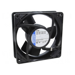 Ventilator: AC | axial | 230VAC | 119x119x38mm | 123m3/h | 41dBA | 50Hz | 4580N