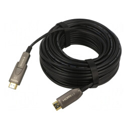 Cablu HDMI 2.0 20m Negru HDCP 2.2 | Electronic-mag.ro | Componente Electronice