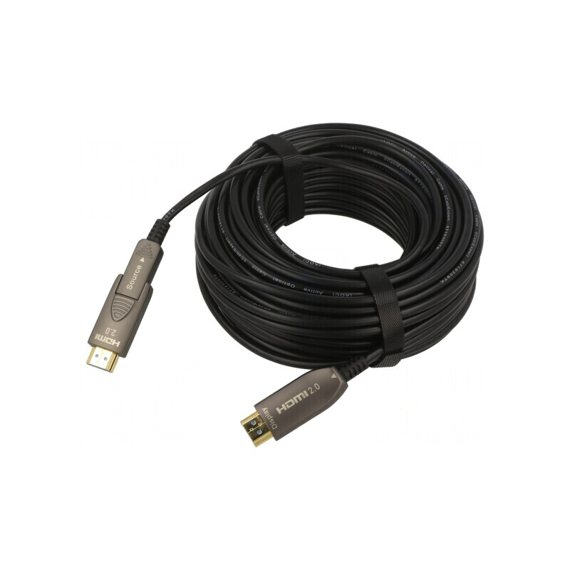 Cablu HDMI 2.0 20m Negru HDCP 2.2 | Electronic-mag.ro | Componente Electronice Cablu HDMI 2.0 20m Negru HDCP 2.2 | Electronic-mag.ro | Componente Electronice