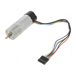 Motor DC cu Encodare și Transmisie 6V 75:1 HP Metal 25DX69L | Electronic-mag.ro | Componente Electronice