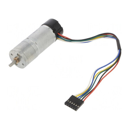 Motor DC cu Encodare și Transmisie 6V 75:1 HP Metal 25DX69L | Electronic-mag.ro | Componente Electronice