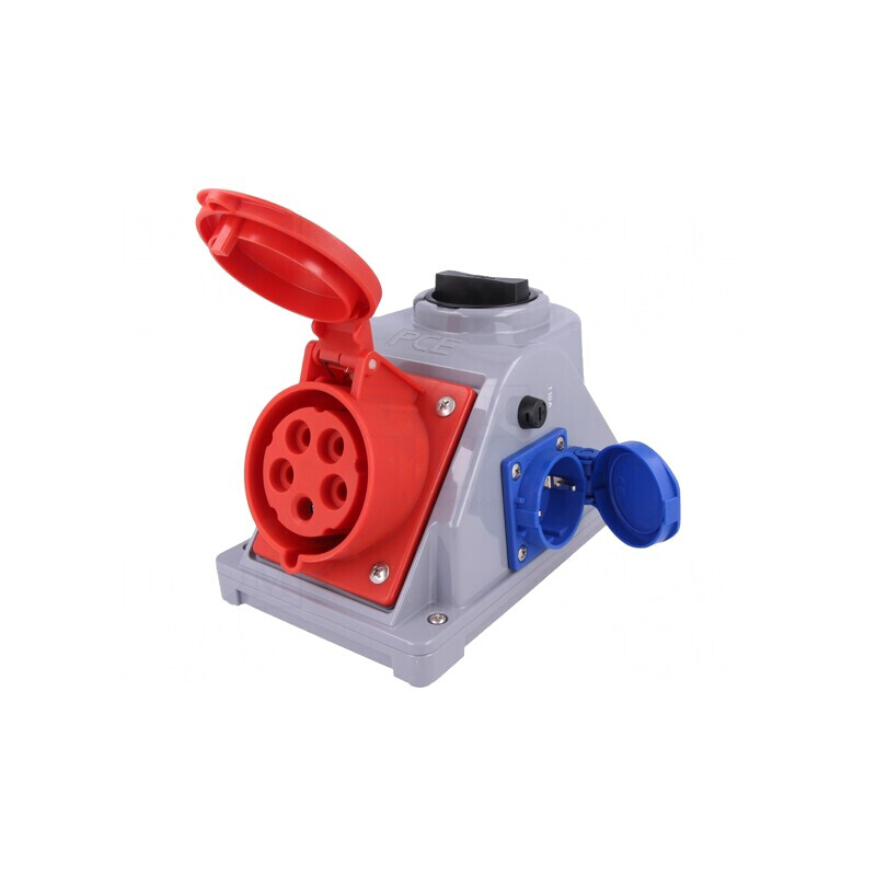 Conector alimentare AC trifazat 32A 400VAC IP44 | Electronic-mag.ro | Componente Electronice