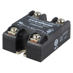 Releu semiconductor 25A 1-fazat 3-32VDC 24-280VAC | Electronic-mag.ro | Componente Electronice