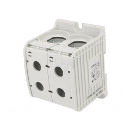 Conector de Șine 300mm2 1 Pista 4 Borne Gri | Electronic-mag.ro | Componente Electronice
