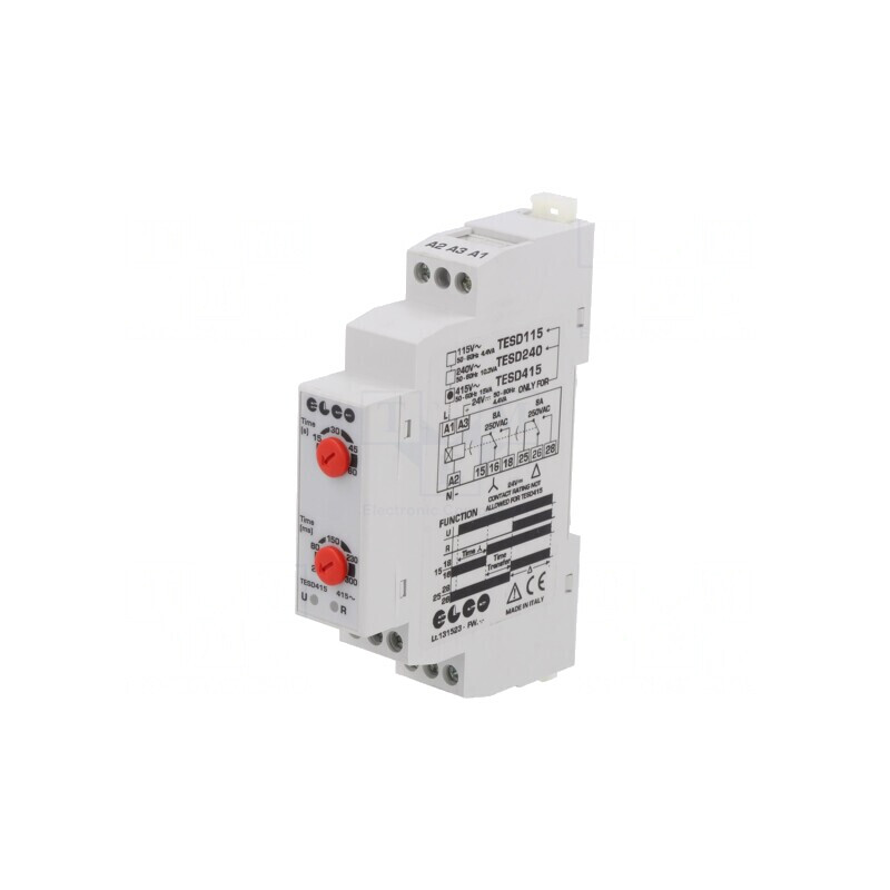 Timer 1s-60s Releu 415VAC Soclu Triunghi | Electronic-mag.ro | Componente Electronice