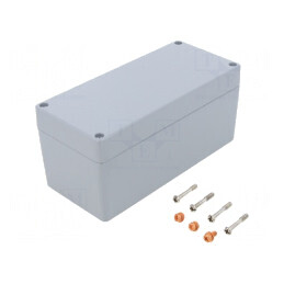 Carcasă Universală Aluminiu 80x175x80mm S-8100 | Electronic-mag.ro | Componente Electronice