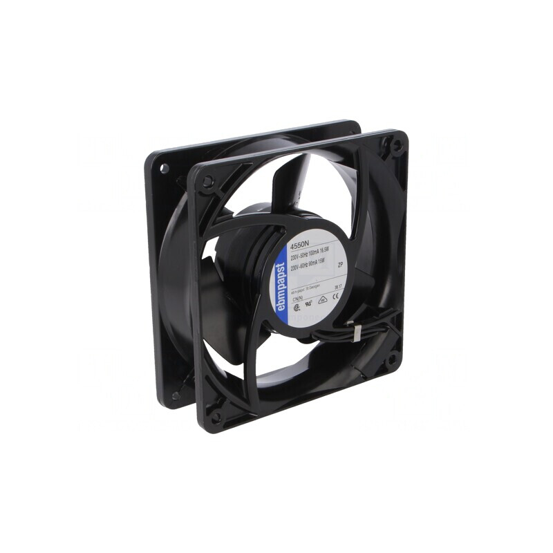 Ventilator axial AC 230V 119x119x38mm 145m3/h  | Electronic-mag.ro | Componente Electronice