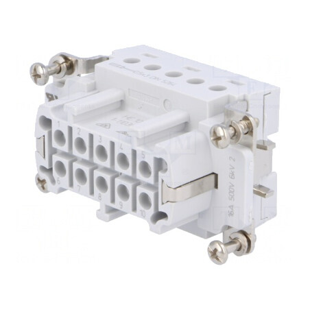 Conector HDC Inserturi Contact Mamă HTS HE 10 10 PE | Electronic-mag.ro | Componente Electronice