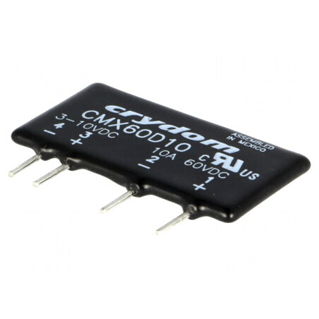 Releu Semiconductor 10A 0-60VDC THT SIP | Electronic-mag.ro | Componente Electronice