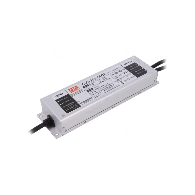 Alimentator LED 200W 54V 3.72A DALI | Electronic-mag.ro | Componente Electronice Alimentator LED 200W 54V 3.72A DALI | Electronic-mag.ro | Componente Electronice