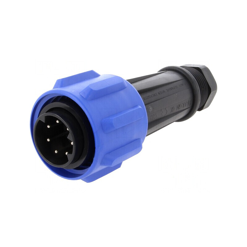 Conector Circular Mufă Tată 7 Pin Filet Interior | Electronic-mag.ro | Componente Electronice
