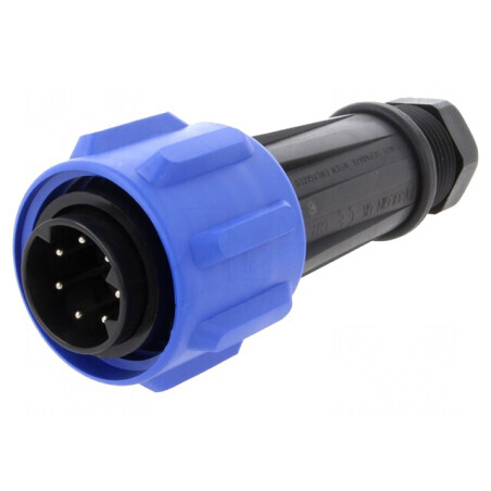 Conector Circular Mufă Tată 7 Pin Filet Interior | Electronic-mag.ro | Componente Electronice