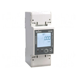 Contor digital pentru montare pe șină DIN 1-fază LCD 100A | Electronic-mag.ro | Componente Electronice