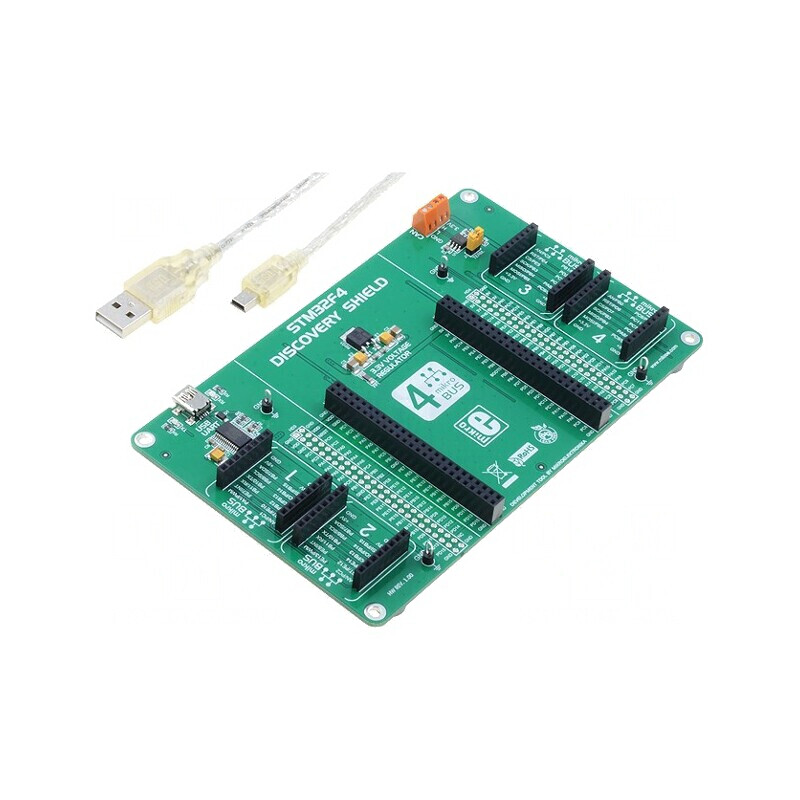 Placă prototip Multiadaptor CAN, UART STM32F4 Discovery Shield | Electronic-mag.ro | Componente Electronice
