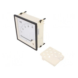 Ampermetru Panou 0-25mA 160mm 600V | Electronic-mag.ro | Componente Electronice