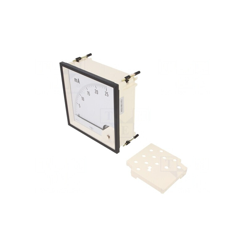 Ampermetru Panou 0-25mA 160mm 600V | Electronic-mag.ro | Componente Electronice