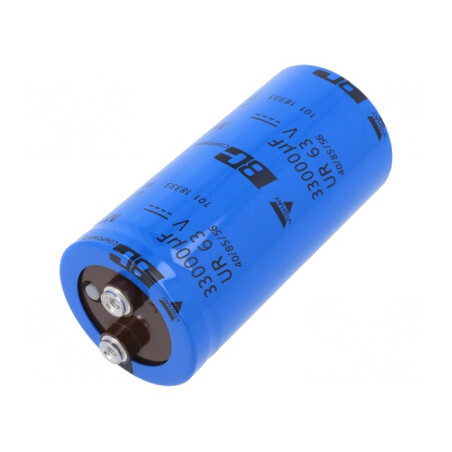 Condensator Electrolitic cu Șurub 33mF 63VDC Ø50x105mm ±20% | Electronic-mag.ro | Componente Electronice