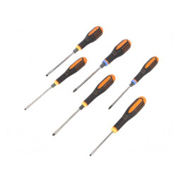 Set Șurubelnițe Pozidriv și Plată ERGO 6 Bucăți BE-9882TB | Electronic-mag.ro | Componente Electronice