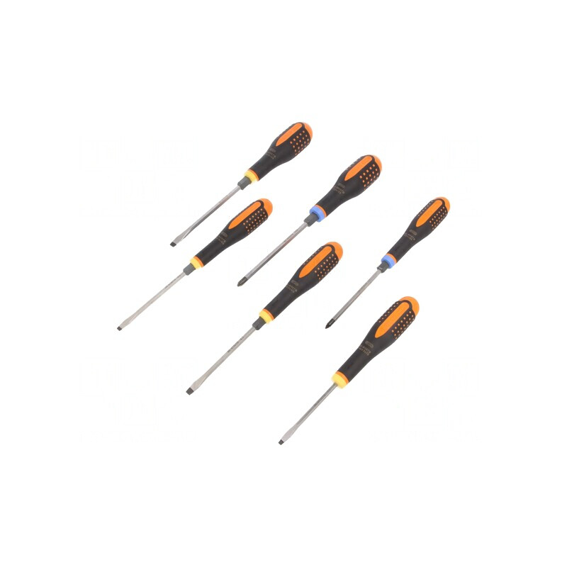Set Șurubelnițe Pozidriv și Plată ERGO 6 Bucăți BE-9882TB | Electronic-mag.ro | Componente Electronice