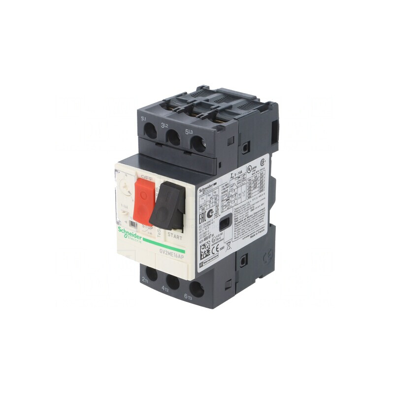 Întrerupător Motor 5.5kW GV2ME16AP pentru Șină DIN | Electronic-mag.ro | Componente Electronice