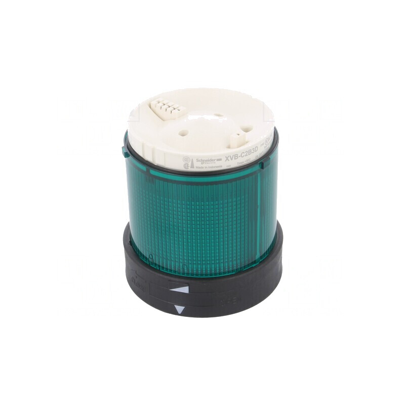 Semnalizator LED Verde 24V IP65 Ø70mm | Electronic-mag.ro | Componente Electronice
