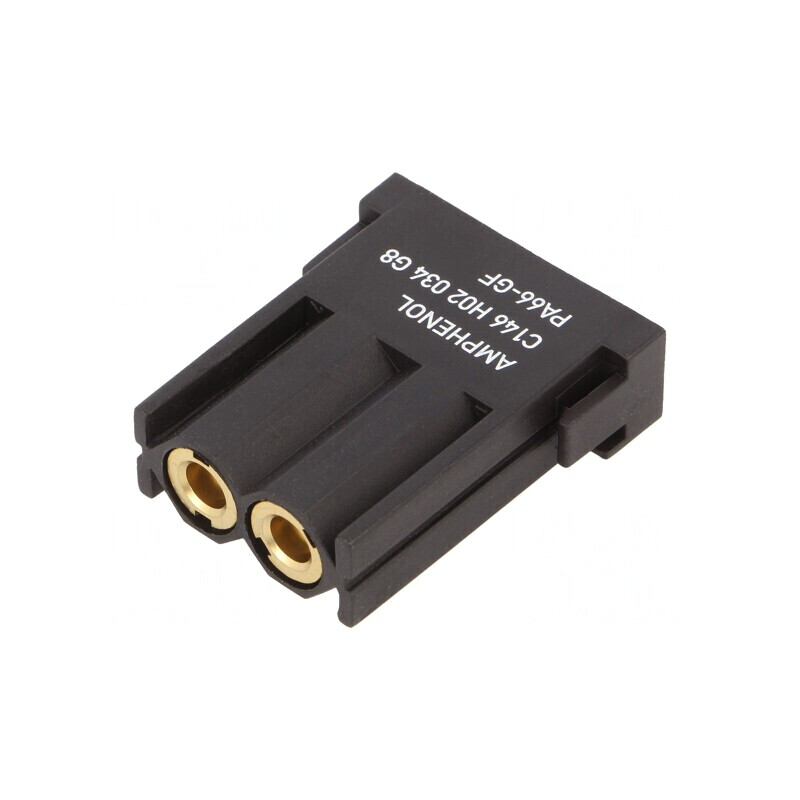Conector mamă HDC modul pneumatic 2 pini | Electronic-mag.ro | Componente Electronice